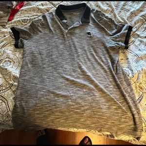 Express Men’s Polo / Color: Grey with Black trim / Size: Large / Used